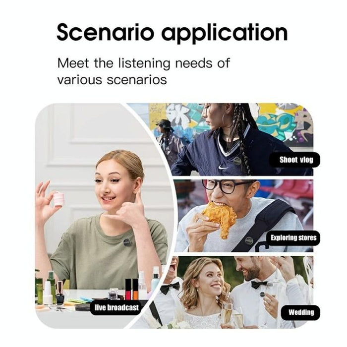 2.4G Wireless Type-C Clip-On Microphone