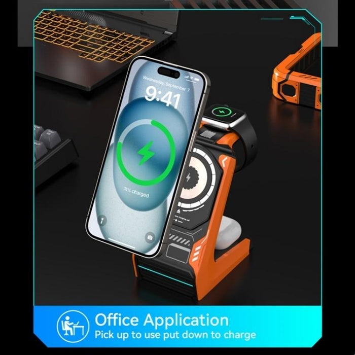 3 In 1 Wireless Charger For Mobile Phone And Earphones