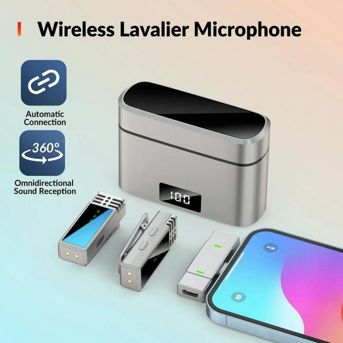 2.4G Wireless Lavalier Microphone For Iphone / Ipad