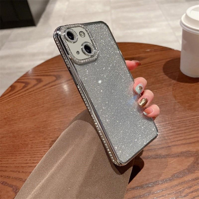 For Iphone 15 Diamond Glitter Tpu Phone Case