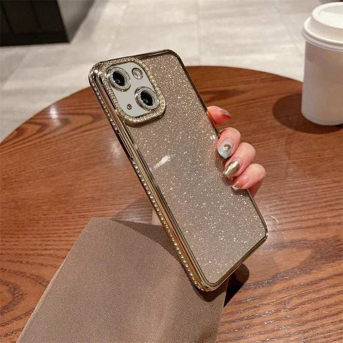 For Iphone 15 Diamond Glitter Tpu Phone Case