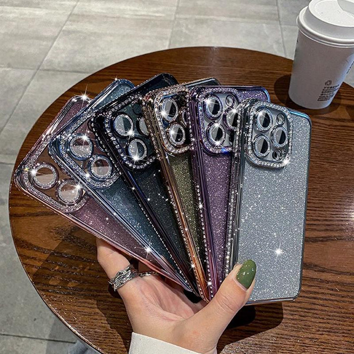 For Iphone 15 Diamond Glitter Tpu Phone Case