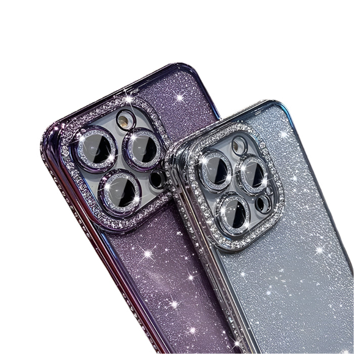 For Iphone 15 Diamond Glitter Tpu Phone Case