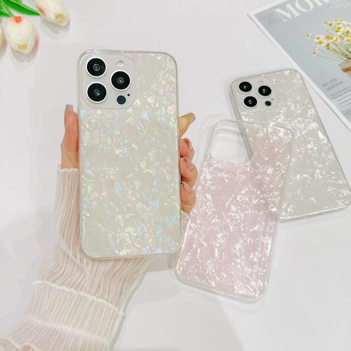 For Iphone 15 Shell Pattern Tpu Protective Phone Case