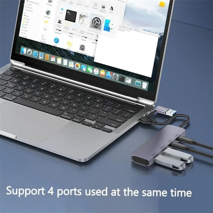 2-In-1 Usb 3.0 + Type-C Hub Docking Station