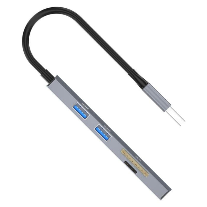 3 Usb 3.0 + 2 Card Reader Slots Multi-Port Hub