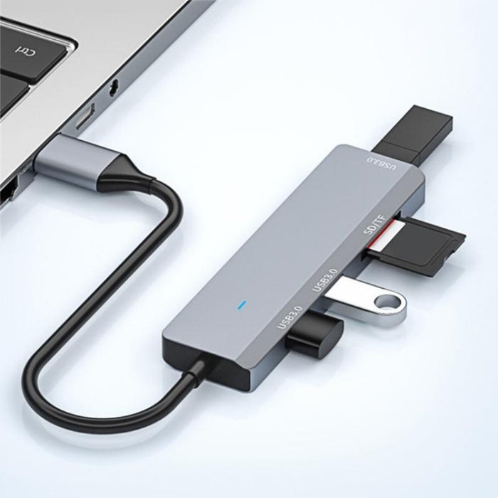 3 Usb 3.0 + 2 Card Reader Slots Multi-Port Hub