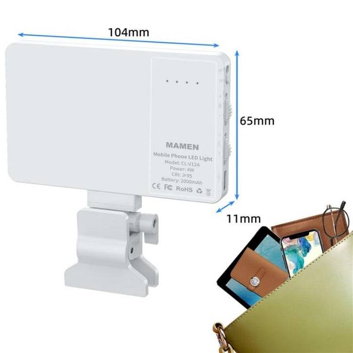 Phone Laptop Video Conference Fill Lamp Portable Selfie Live Streaming Led Fill Light