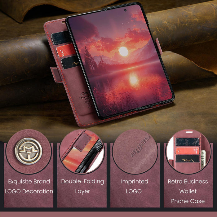 For Samsung Galaxy Z Fold7 5G Versatile Leather Flip Phone Case
