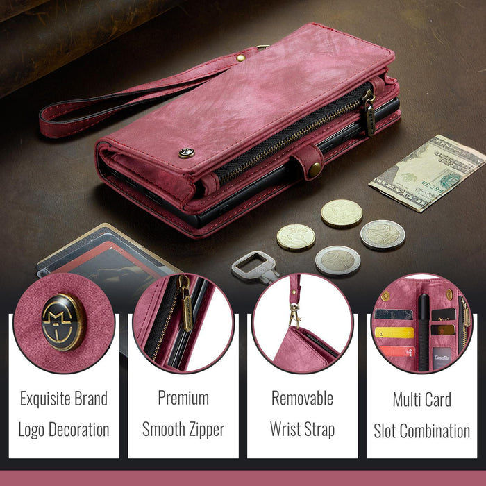 For Samsung Galaxy Z Fold7 5G Detachable Multifunctional Leather Phone Case