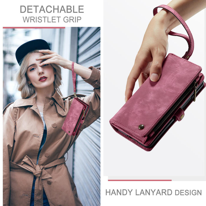 For Samsung Galaxy Z Fold7 5G Detachable Multifunctional Leather Phone Case