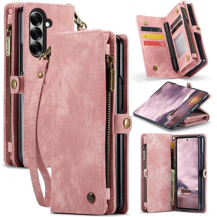 For Samsung Galaxy Z Fold7 5G Detachable Multifunctional Leather Phone Case