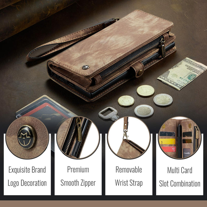 For Samsung Galaxy Z Fold7 5G Detachable Multifunctional Leather Phone Case