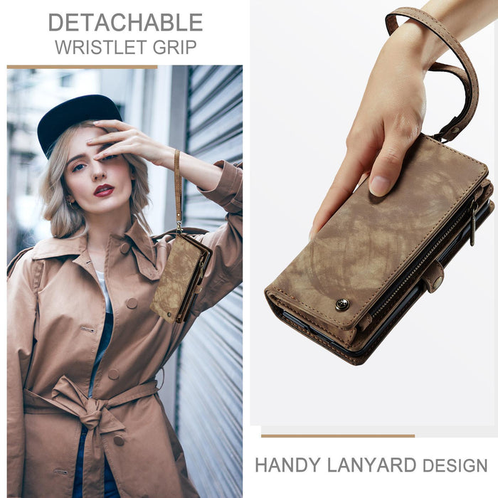 For Samsung Galaxy Z Fold7 5G Detachable Multifunctional Leather Phone Case