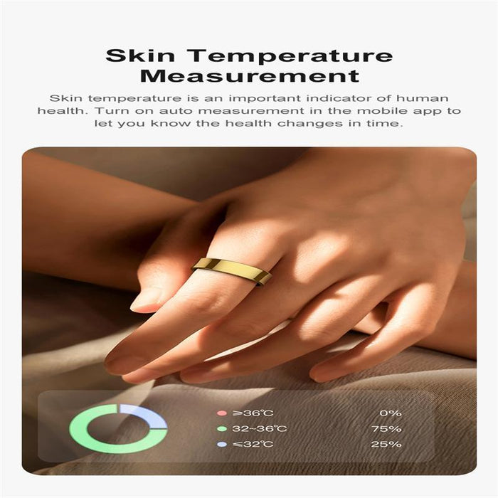 Smart Ring Heart Rate Blood Oxygen Sleep Monitoring Sports Modes