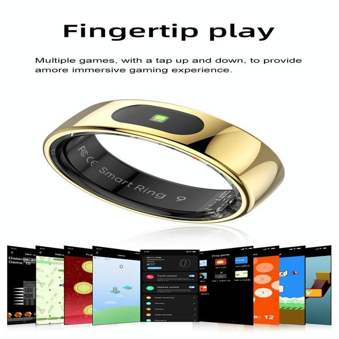 Smart Ring Size 8 Heart Rate Blood Oxygen Sleep Sports