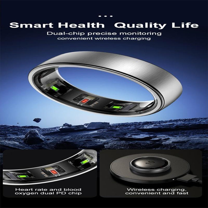 Smart Ring R10 Size 9 Heart Rate Blood Oxygen Sleep Sports