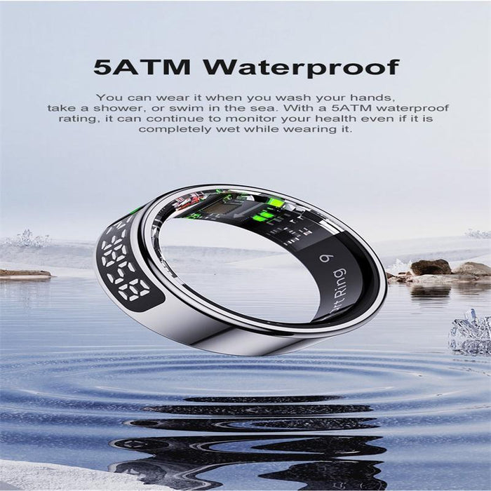 Smart Ring Heart Rate Blood Oxygen Sleep Sports Size 8