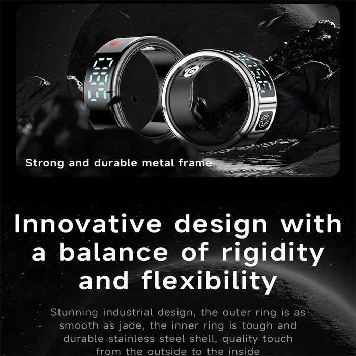 Smart Ring Gesture Control Health Monitoring Sports Modes
