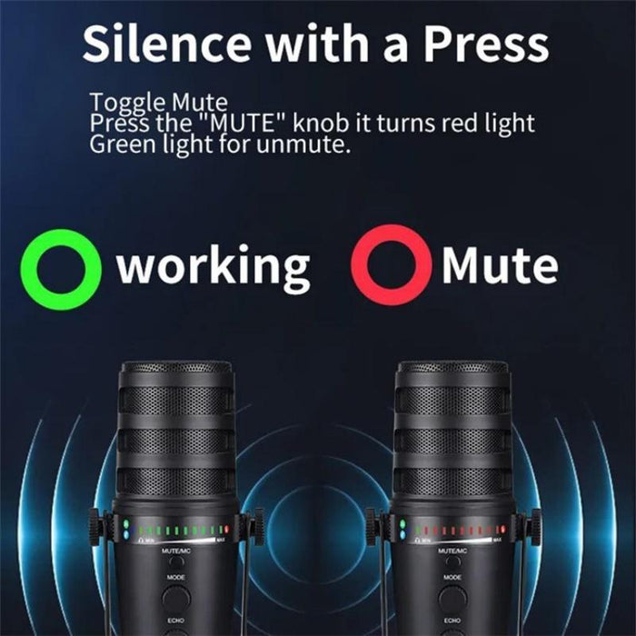 360° Rotating Usb Desktop Microphone