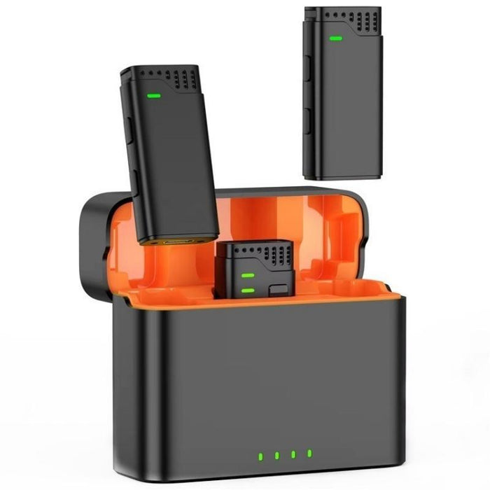 3-In-1 Wireless Lavalier Microphone 3.5Mm Type-C 8 Pin