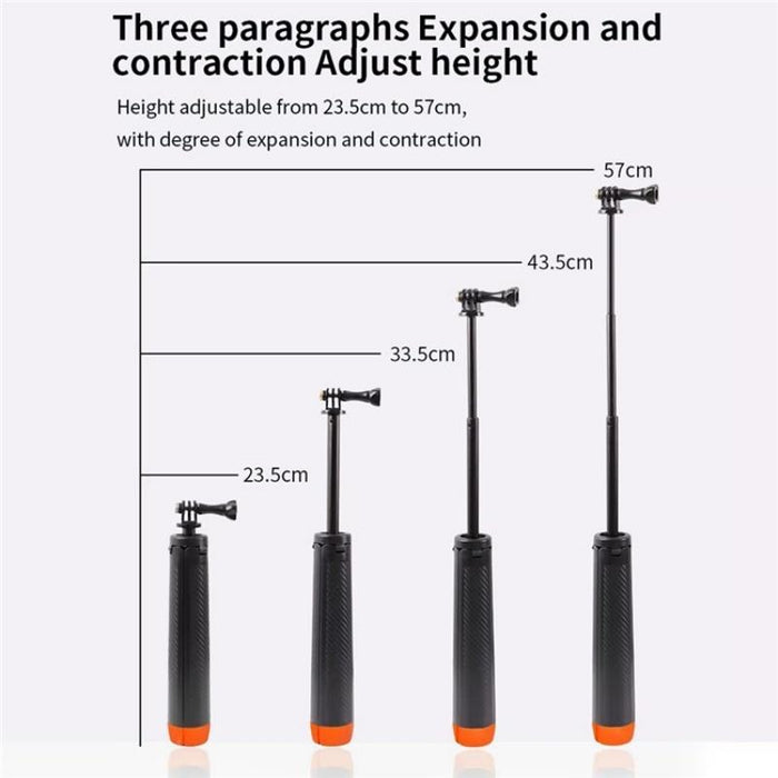 Underwater Floating Selfie Stick Anti-Shake Tripod Snorkeling Pole For Gopro Action Camera