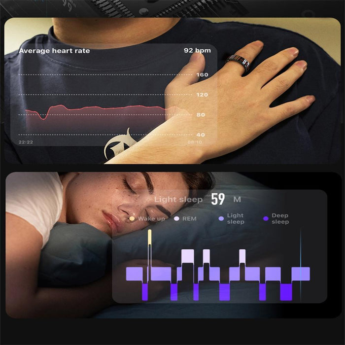 Smart Ring Heart Rate Oxygen Sleep Monitoring Size 9