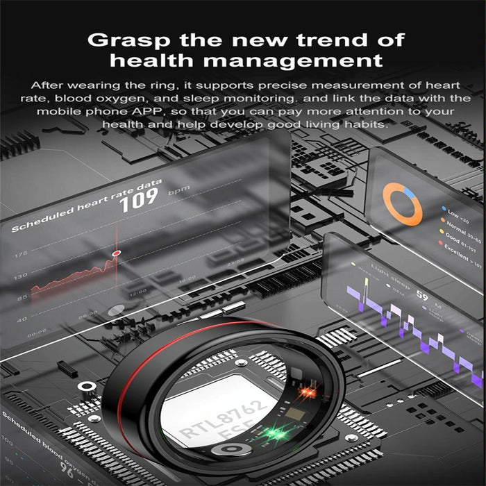 Smart Ring Size 10 Heart Rate Oxygen Sleep Photos