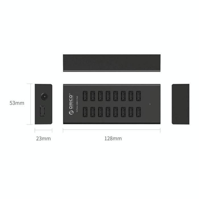 16-Port Usb2.0 Hub Orico H1613-U2 Upgrade