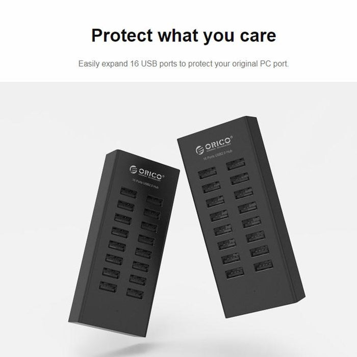 16-Port Usb2.0 Hub Orico H1613-U2 Upgrade