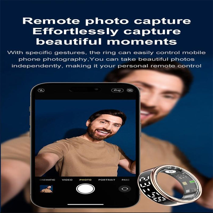 Smart Ring Heart Rate Oxygen Sleep Motion