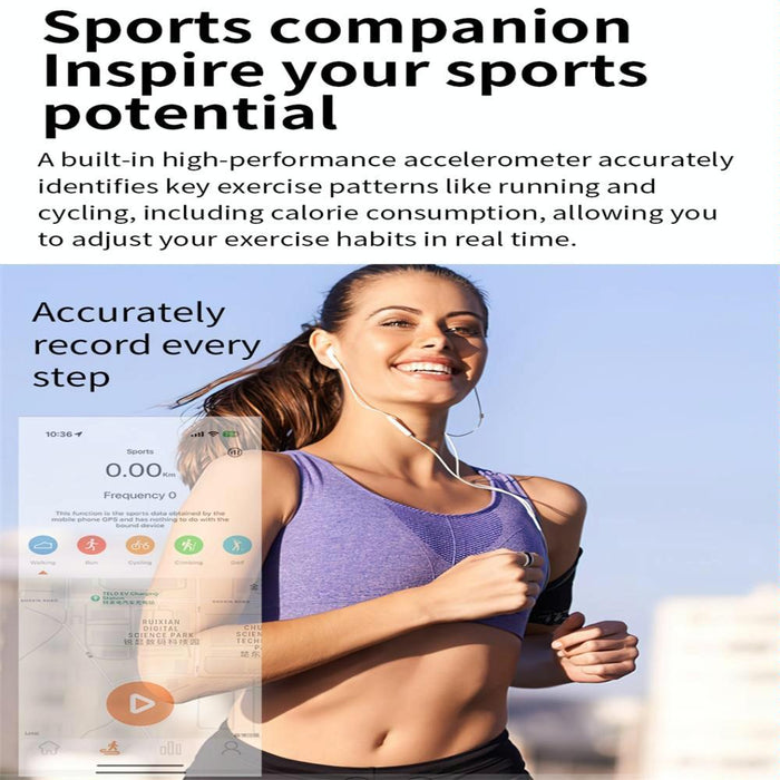 Smart Ring Hr Blood Oxygen Sleep & Sports Monitoring Size 8