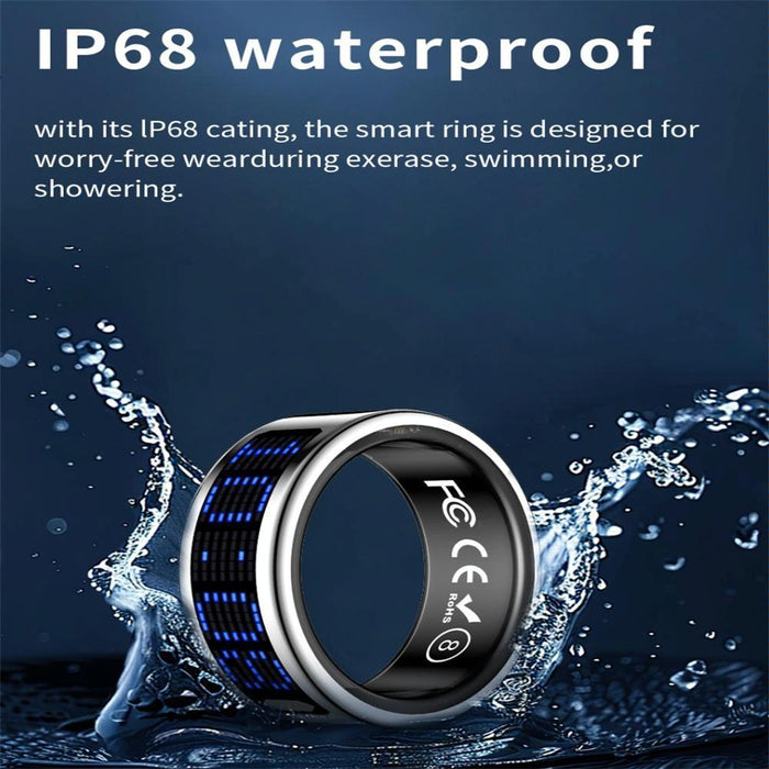 Smart Ring Hr Blood Oxygen Sleep & Sports Monitoring Size 8