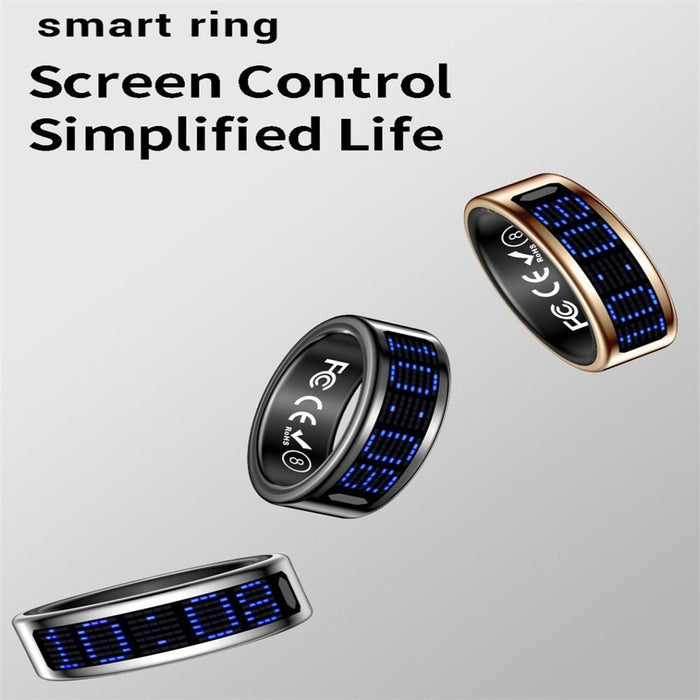 Smart Ring With Hr Blood Oxygen Sleep Monitoring & Sports Modes Size 11