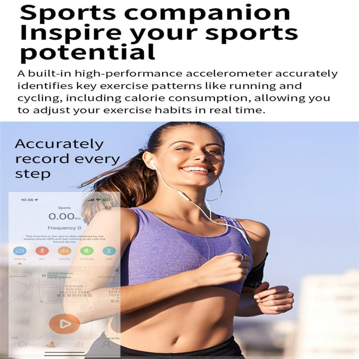 Smart Ring With Hr Blood Oxygen Sleep Monitoring & Sports Modes Size 11