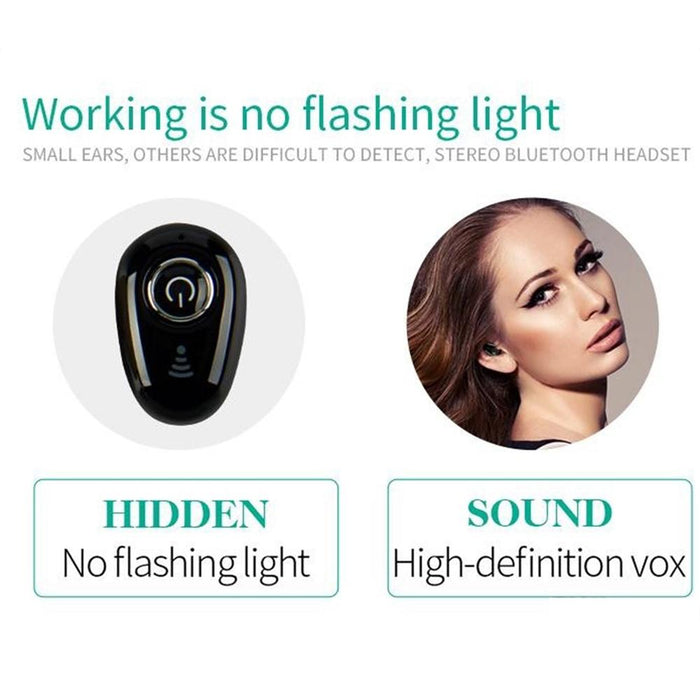 S650 Second Generationmini Invisible Bluetooth Earphone With Microphone