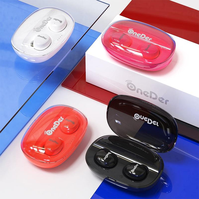 Oneder W12 Wireless Earphone With Waterproof Ipx5 Hd Stereo Sound Tws Bluetooth Earphone