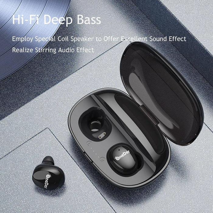 Oneder W12 Wireless Earphone With Waterproof Ipx5 Hd Stereo Sound Tws Bluetooth Earphone