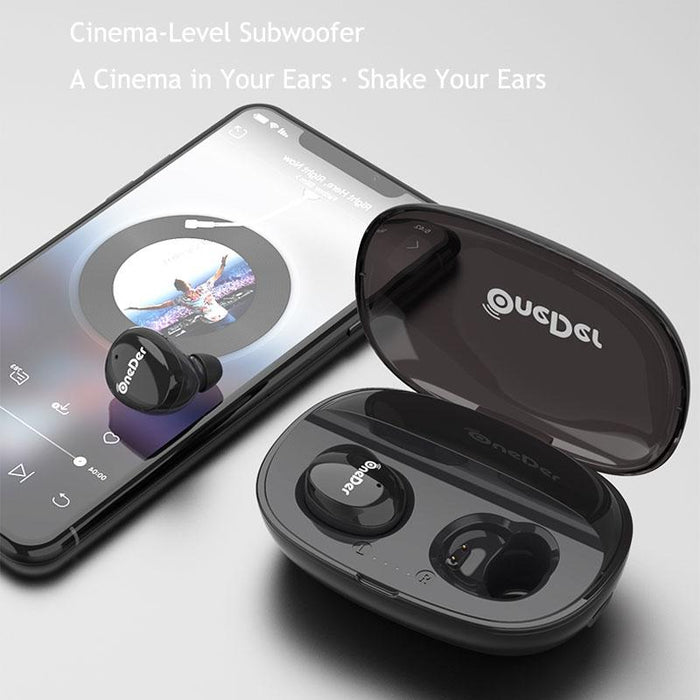 Oneder W12 Wireless Earphone With Waterproof Ipx5 Hd Stereo Sound Tws Bluetooth Earphone