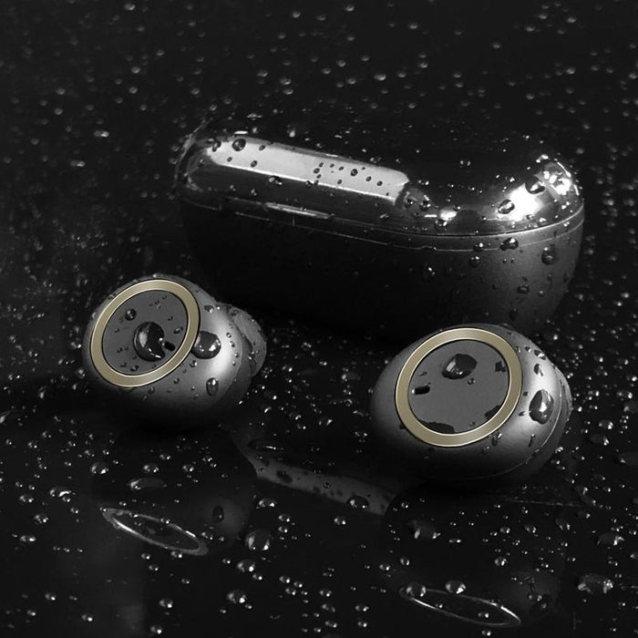 Tws-A1 Tws Bluetooth 5.0 Mini Invisible Sports Music Earphone With Charging Box & Microphone