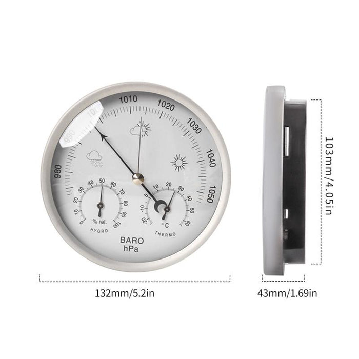 Digital Wall Thermometer Hygrometer High Accuracy Weather Gauge