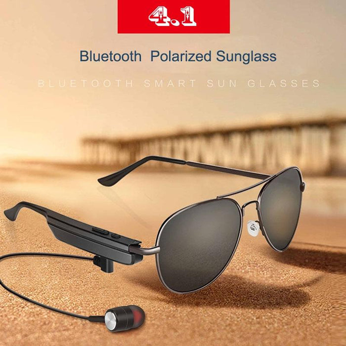 A8 Wireless Bluetooth Sunglasses Music Earphones Smart Glasses Earbud Hands-Free With Mic