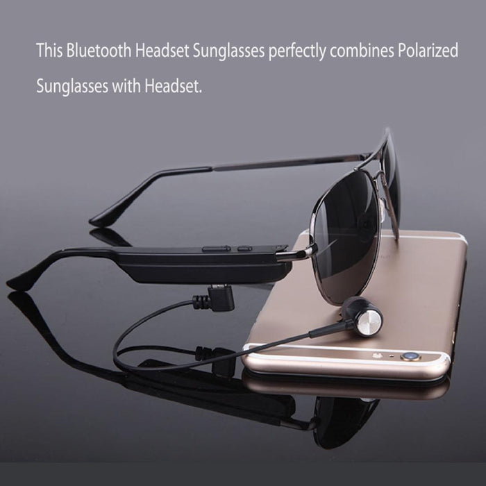 A8 Wireless Bluetooth Sunglasses Music Earphones Smart Glasses Earbud Hands-Free With Mic