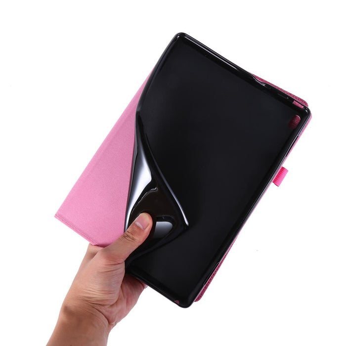 10.1 Cloth Tpu Protective Shell For Lenovo Tab E10 Black