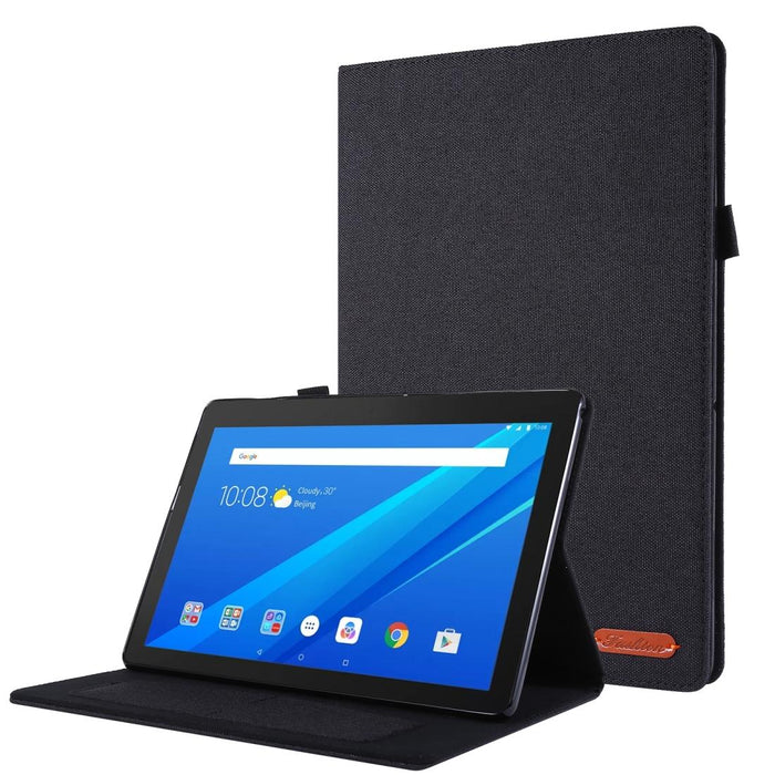 10.1 Cloth Tpu Protective Shell For Lenovo Tab E10 Black