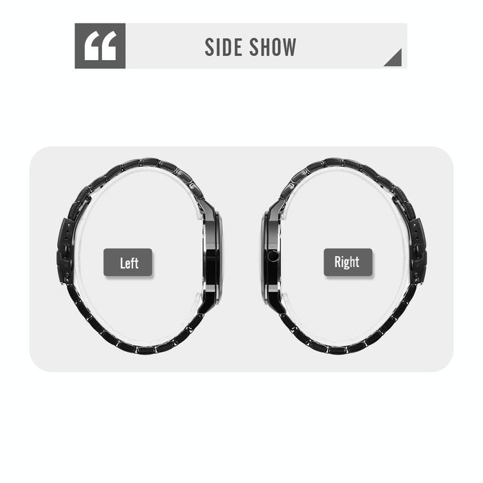 9210 Fashion Trend Men Business Simple Three-Dimenional Surface Waterproof Gold Quartz Watch