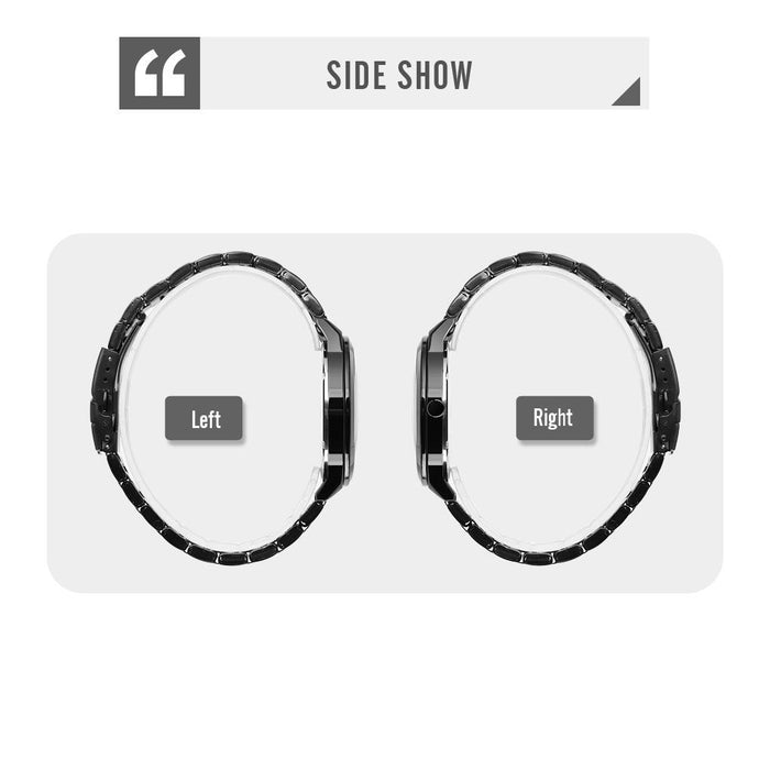 9210 Fashion Trend Men Business Simple Three-Dimenional Surface Waterproof Gold Quartz Watch