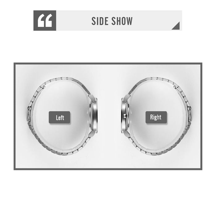 1567 Light And Thin Leisure Simple 30M Waterproof Shell Dial Women Steel Band Quartz Watch Silvery