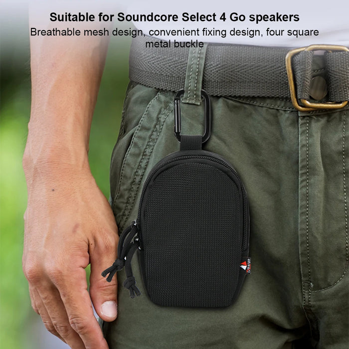 Speaker Carrying Case For Soundcore Select 4 Go Bt Speaker Box Bag Cover Mesh Portable Storage Bag Speaker Nylon Protective Bag