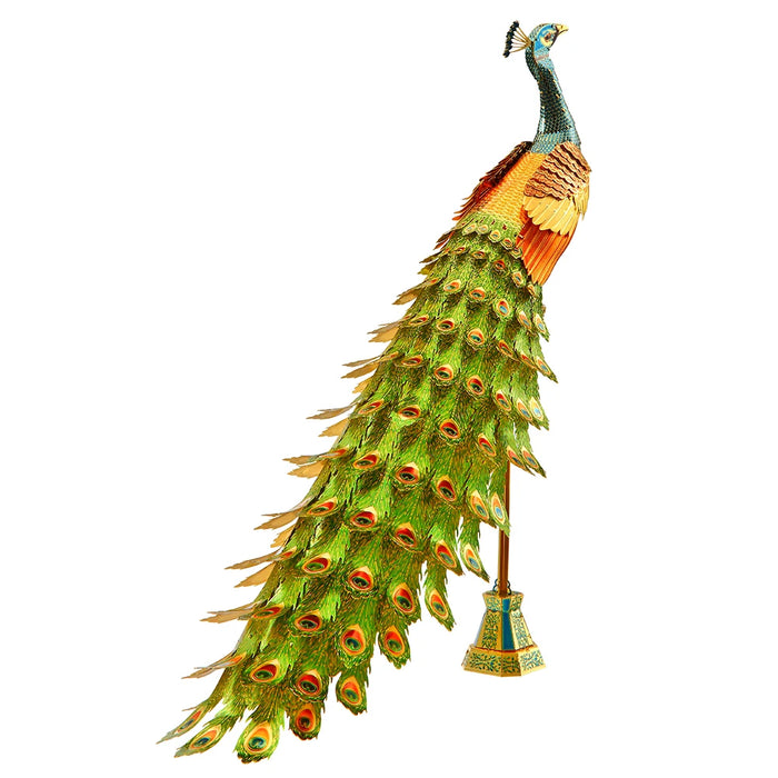 Colorful Peacock 3D Metal Puzzle Kit For Adults